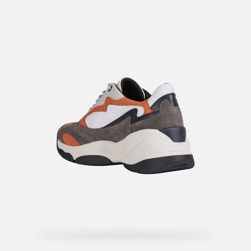 Geox Bayan Spor Ayakkabı Koyu Gri/Beyaz - Kirya - XIO-695403